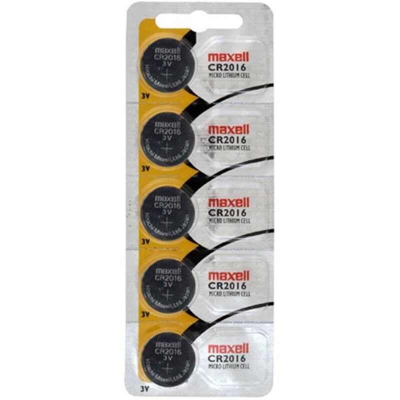 Cr2016 3v pile bouton au lithium blister*5