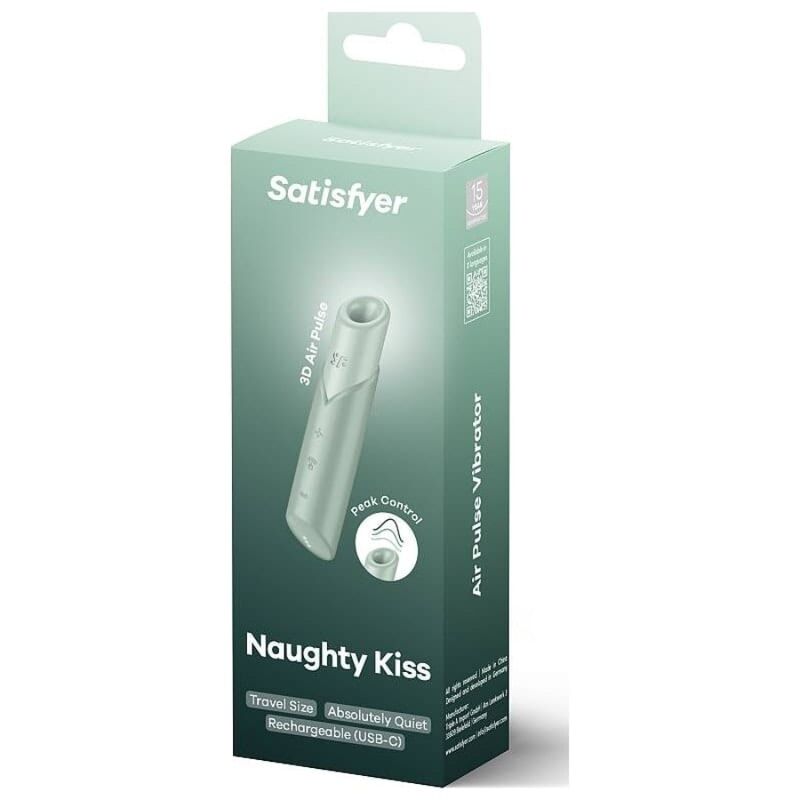 Naughty Kiss Wave Aquamarine Clitoris Stimulator