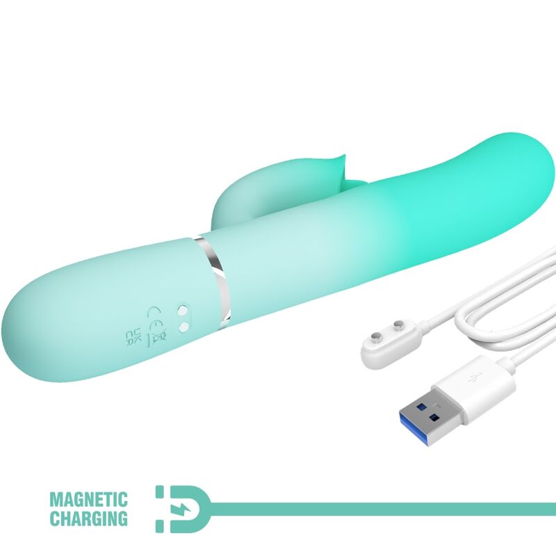 Gigi Aqua Green Multi-Function Rabbit Vibrator