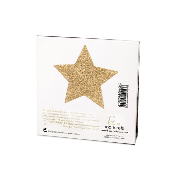 Indiscreet flash gold star mattress cover