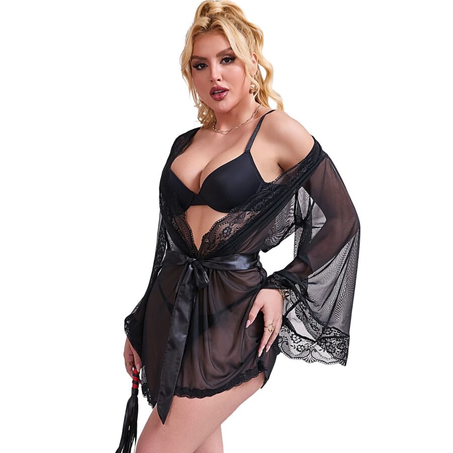 Bata tela transparent detailed box black s/m
