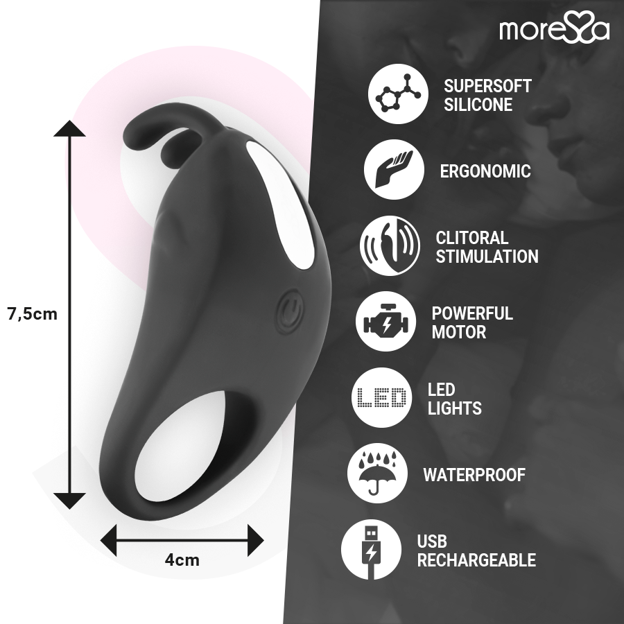 Brad premium rechargeable silicone black