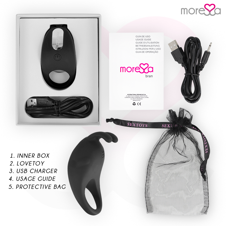 Brad premium rechargeable silicone black
