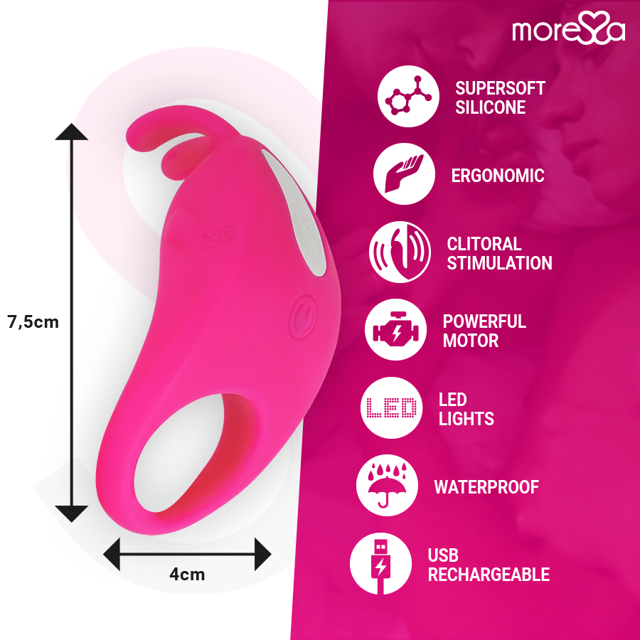 Brad premium rechargeable silicone pink