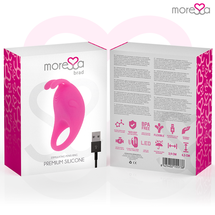 Brad premium rechargeable silicone pink