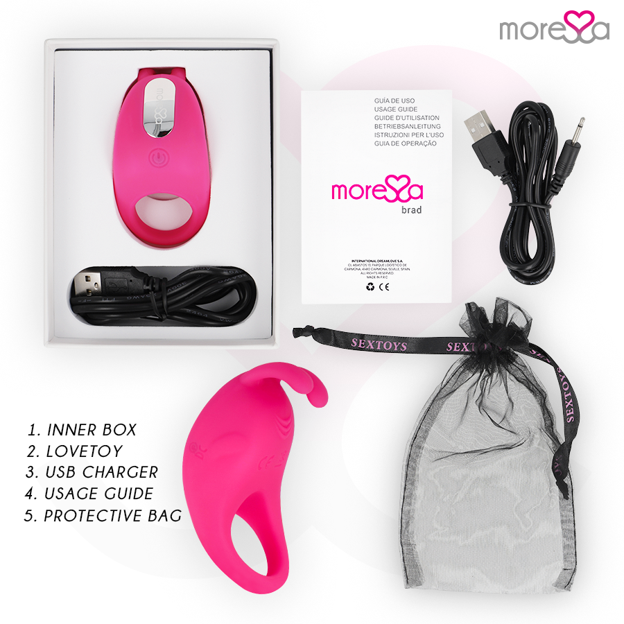 Brad premium rechargeable silicone pink