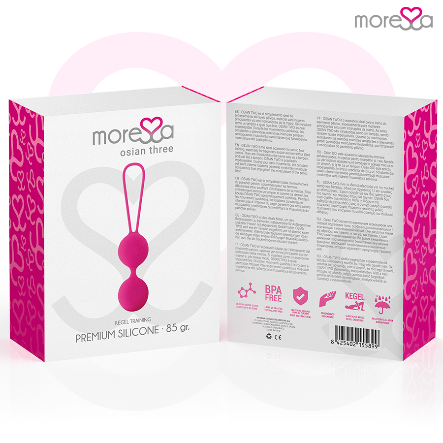 Osian three premium silicone pink