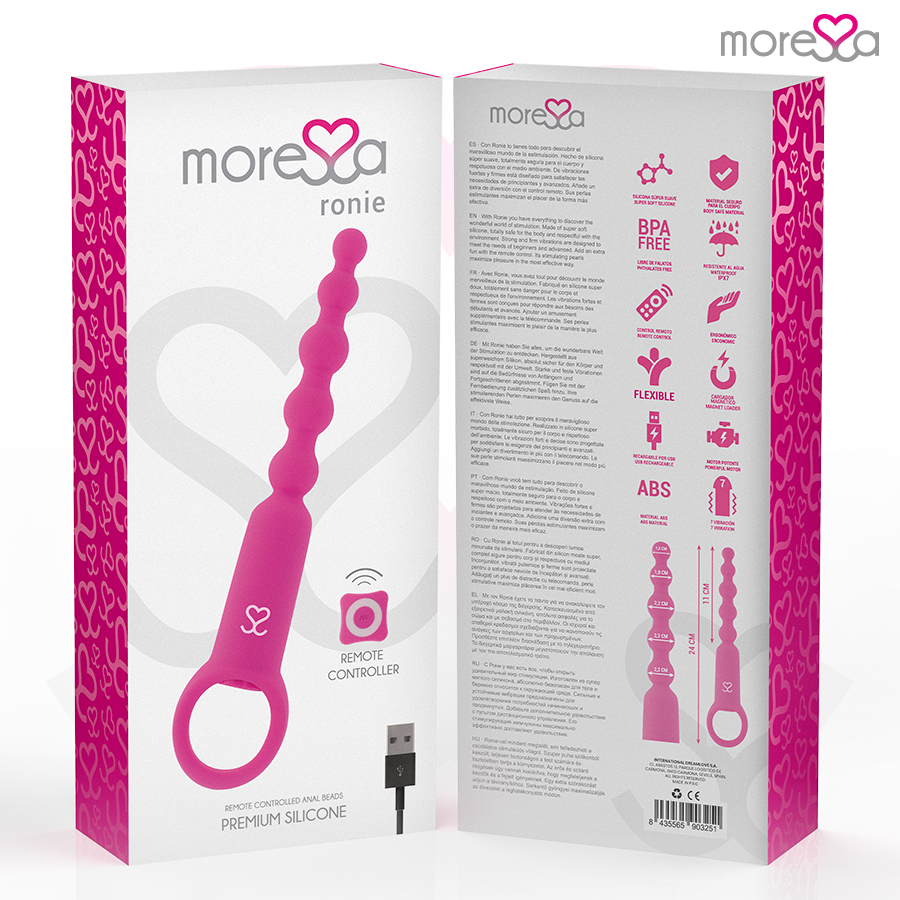 Ronie remote control anal pleasure pink