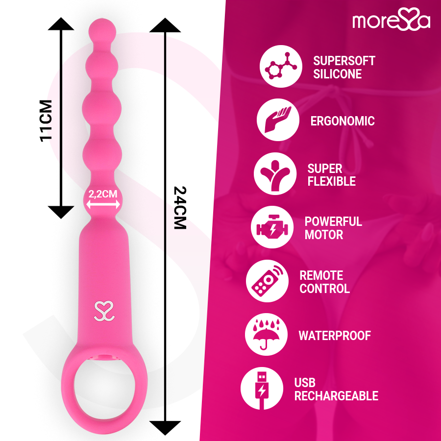 Ronie remote control anal pleasure pink