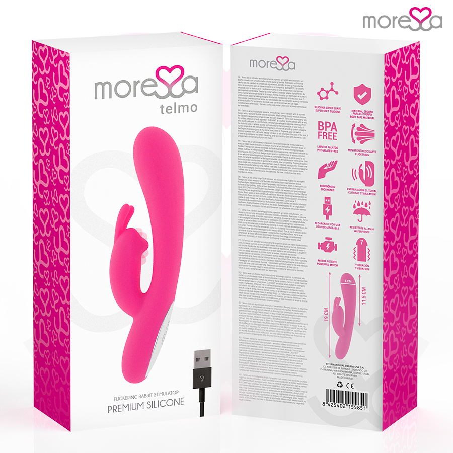 Telmo rechargeable in premium silicone