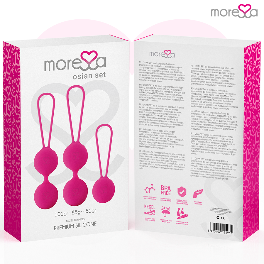 Osian set premium silicone pink (osian one - 51 g | osian two - 101 g | osian three 85 g)