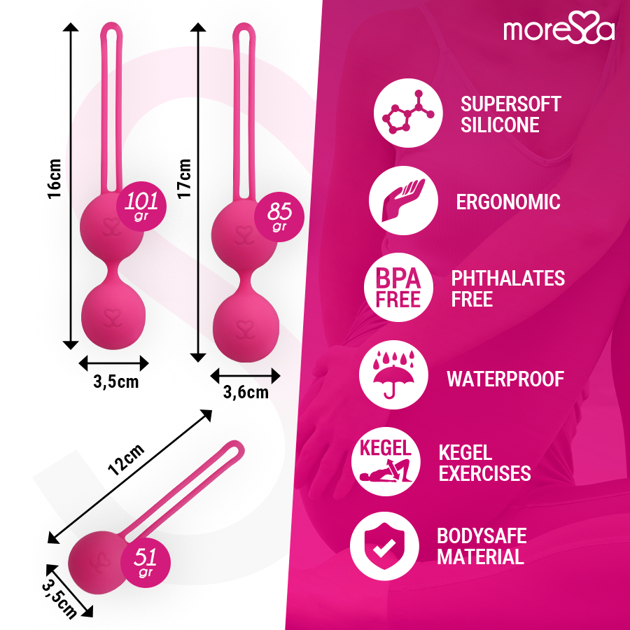 Osian set premium silicone pink (osian one - 51 g | osian two - 101 g | osian three 85 g)