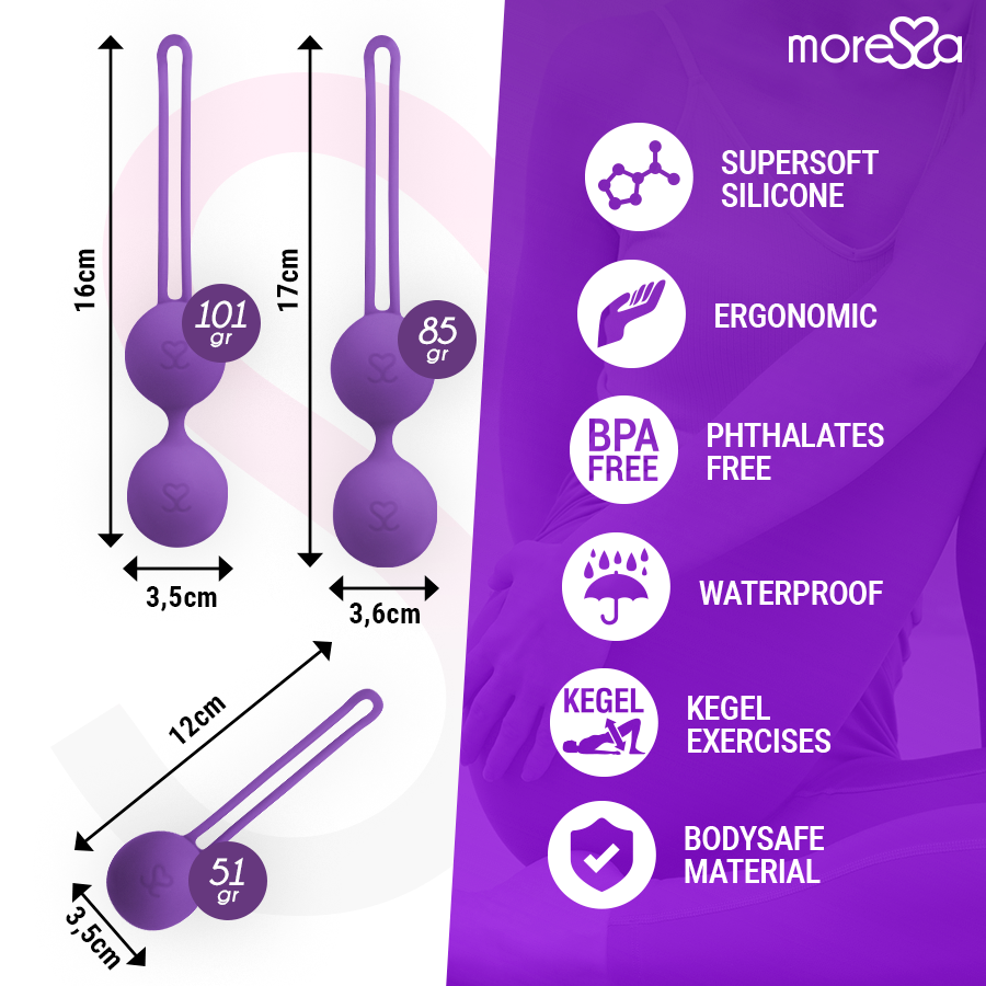 Osian set premium silicone lilac
