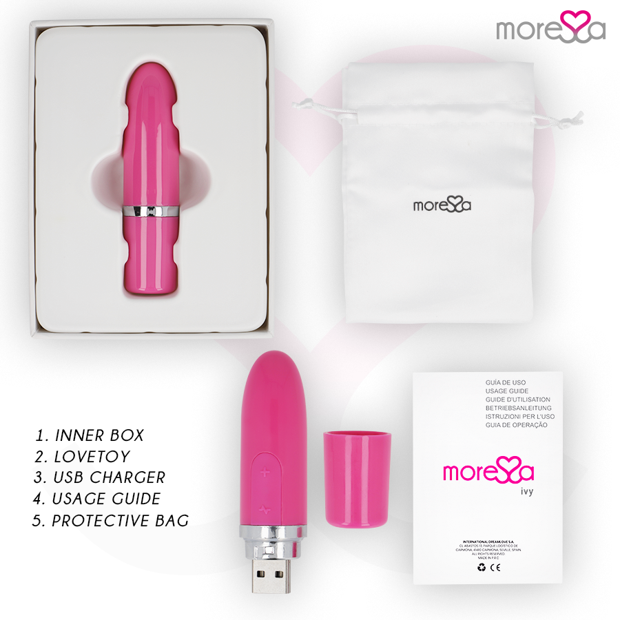 Ivy travel vibrator stimulator pink