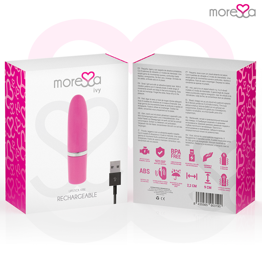 Ivy travel vibrator stimulator pink
