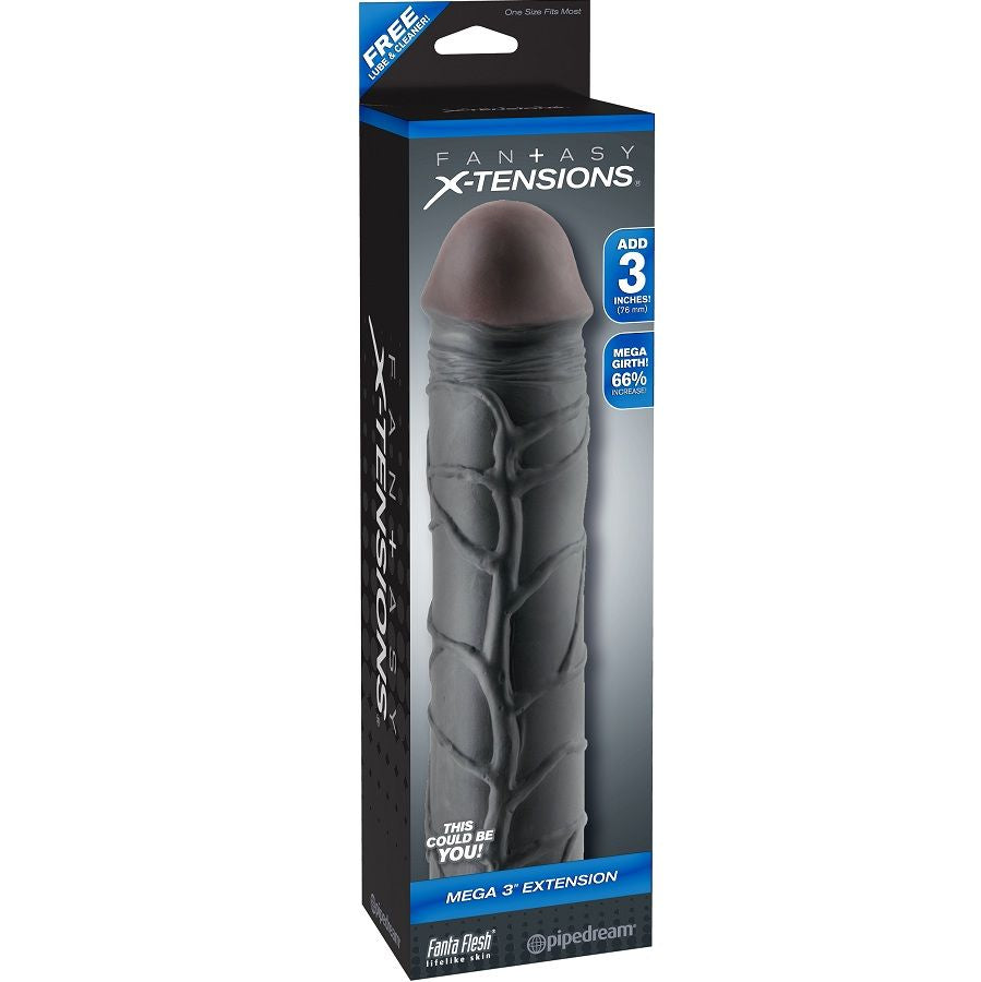 Mega 3 black extension cord