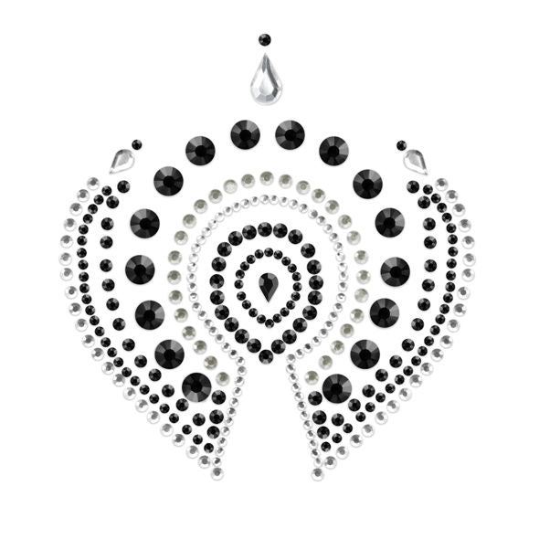 Indiscreet flamboyant black &amp; silver