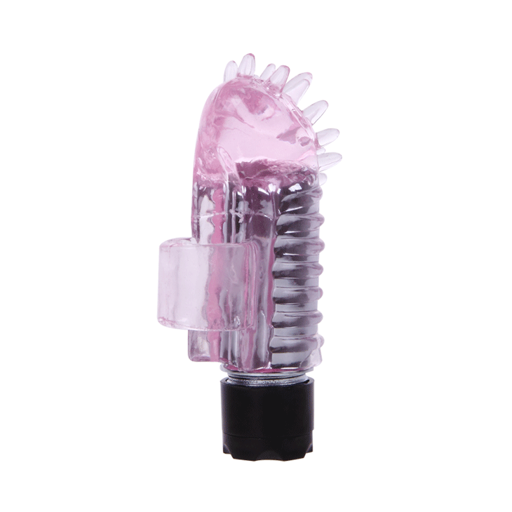 Mini silicone finger vibrator