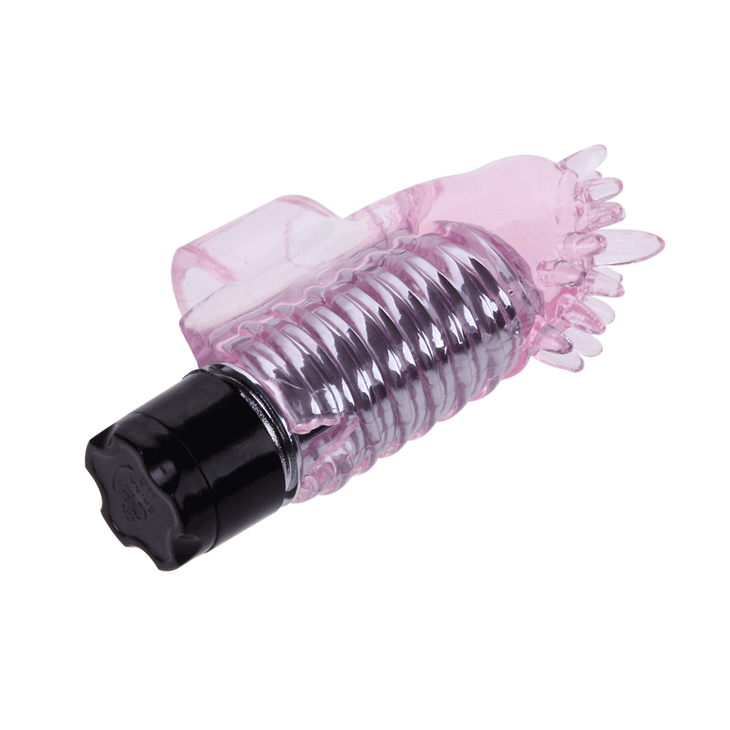 Mini silicone finger vibrator