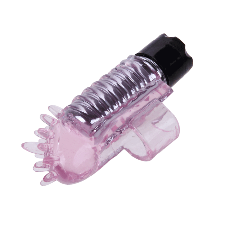 Mini silicone finger vibrator