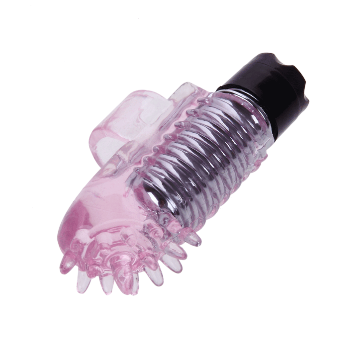 Mini silicone finger vibrator