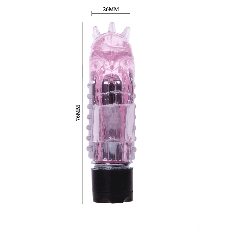 Mini silicone finger vibrator
