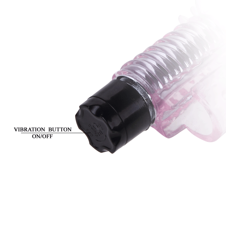 Mini silicone finger vibrator