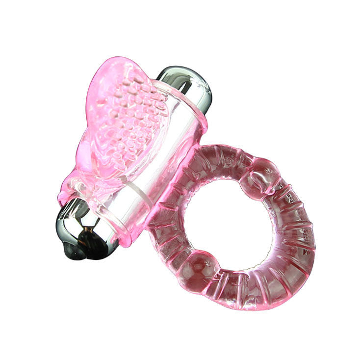Sweet Abs Pink Vibrating Penis Ring 10 Rhythms