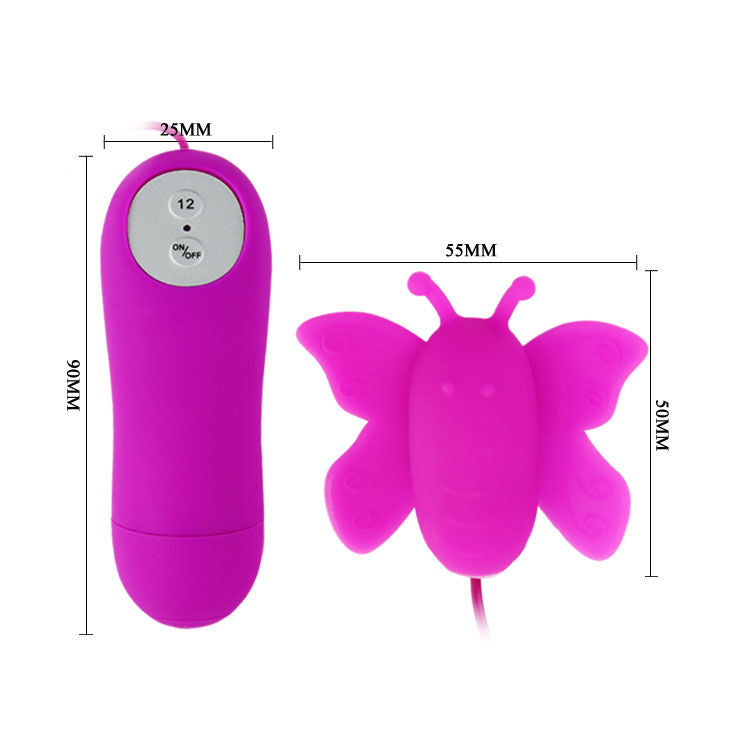 Love Eggs Butterfly Clitoris Stimulator 12 Speeds Remote Control Lilac