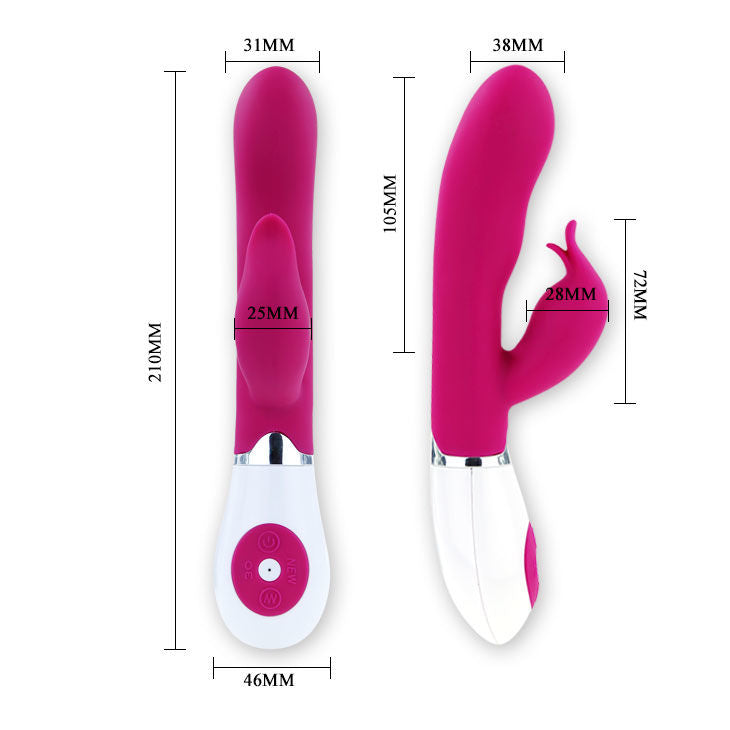 Flirtation vibrator with felix stimulator