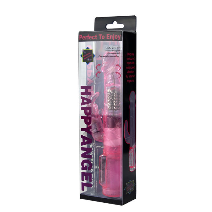 Mini pink rabbit rotator with superstimulator