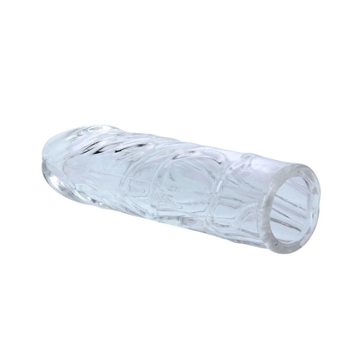 Pink Stimulating Silicone Penis Sleeve 13cm