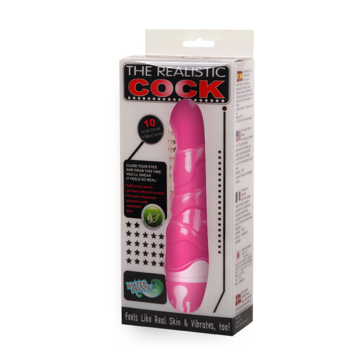 The realistic pink cock 21.8 cm