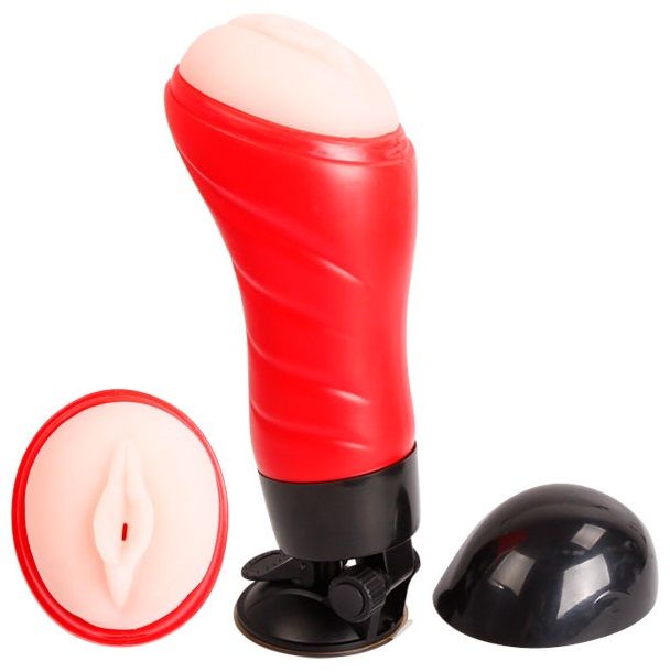 Vagina with masturbator base