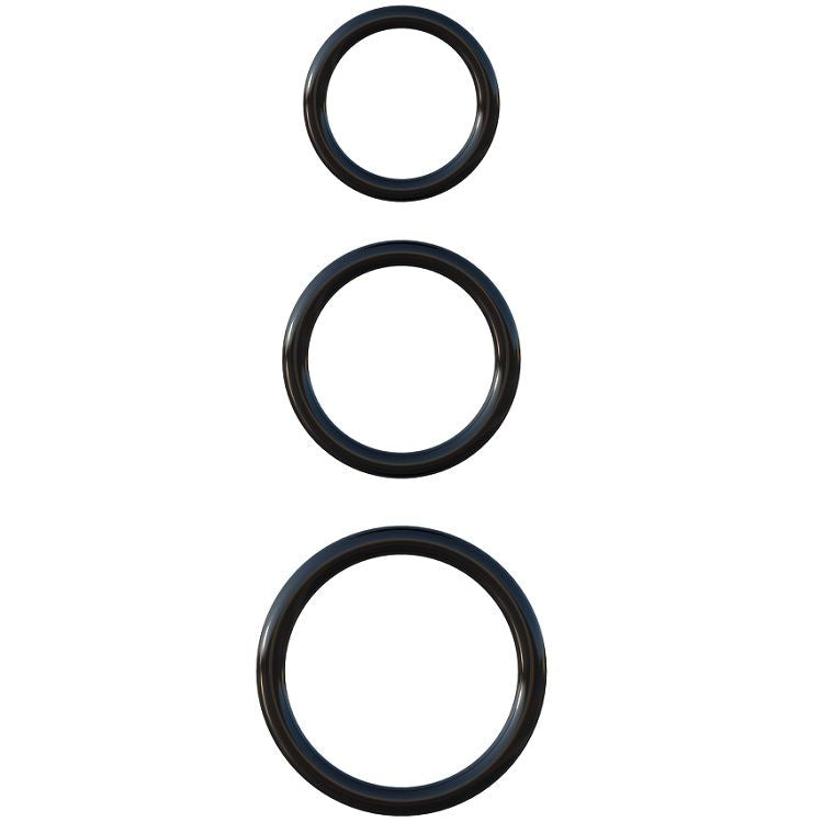 Silicone 3 rings stamina set