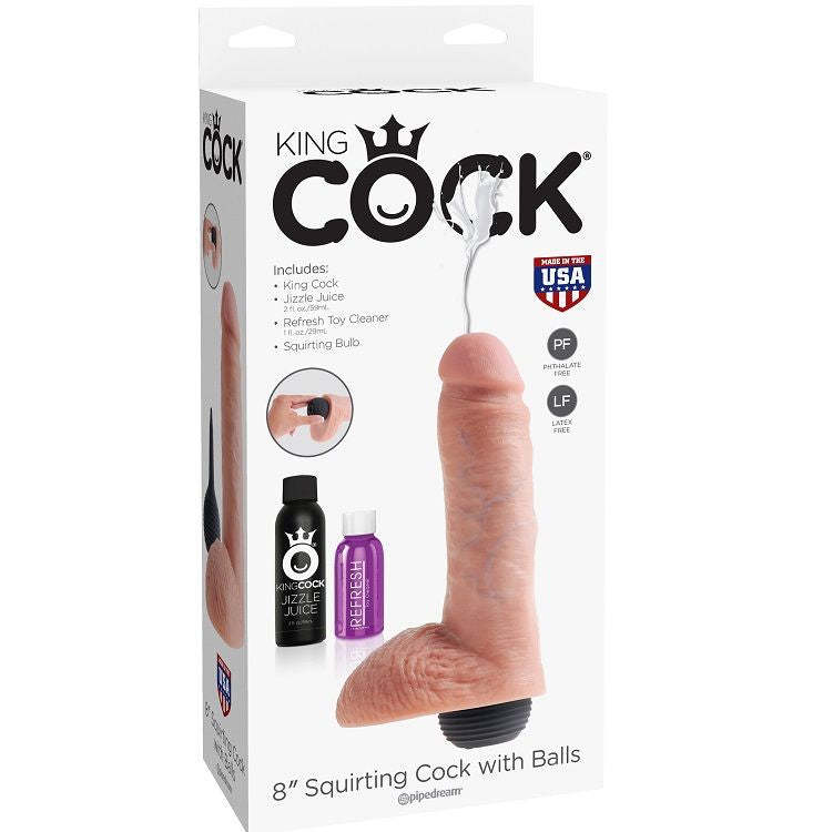 Realistic Natural Ejaculating Penis 8"