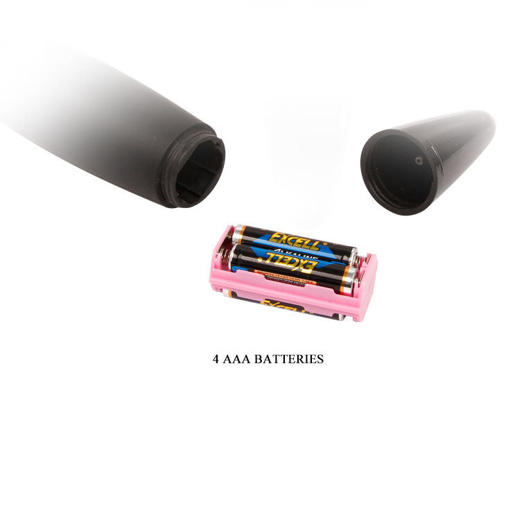 Powerful compact black power massager