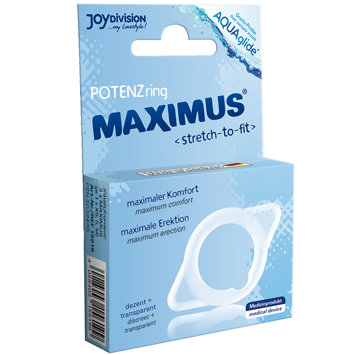 Maximus pack of rings size xs + s + m