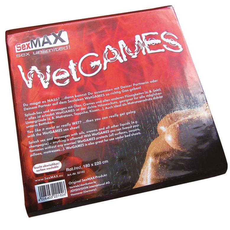 Wetgames sex-laken red