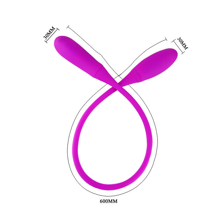 Smart vibrator snaky vibe 7 v + 3 tickles 