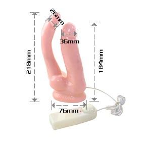 Realistic penis double penetration