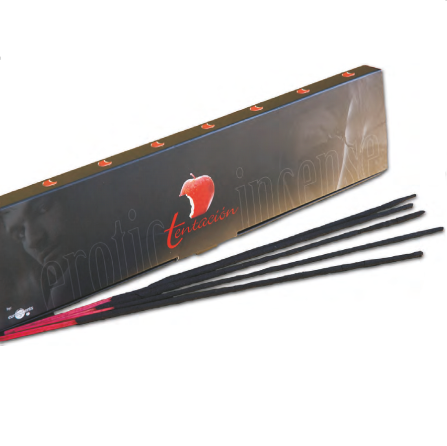 Erotic incense with red fruit pheromones