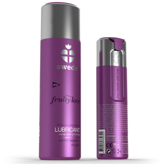 Fruity love lubrifiant framboise rhubarbe 50 ml