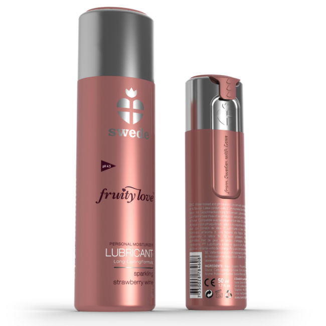 Fruity love lubrifiant vin mousseux fraise 50 ml