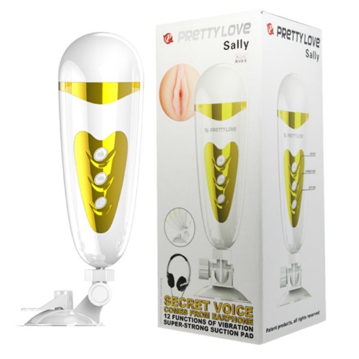 Male masturbator with vibration and sally sound