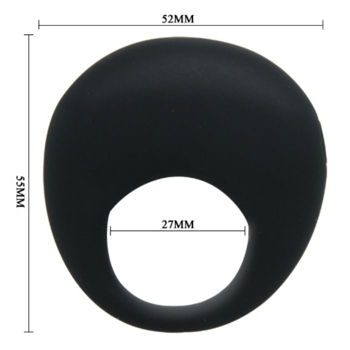 Trap ring vibrator black