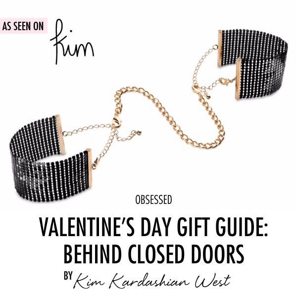 Metallic Desire Black Metal Mesh Handcuffs