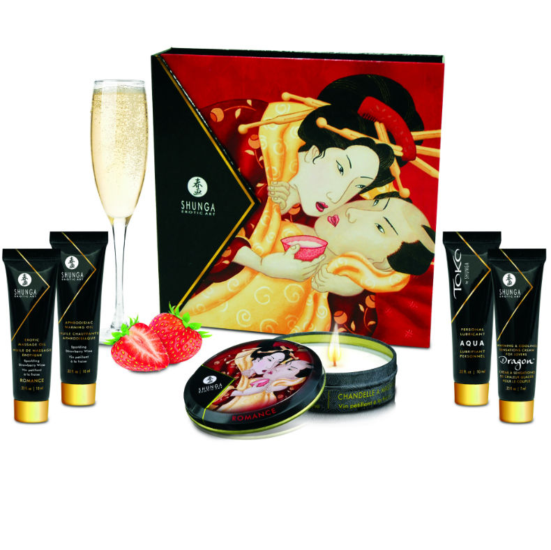 Kit secret geisha fraises et cava