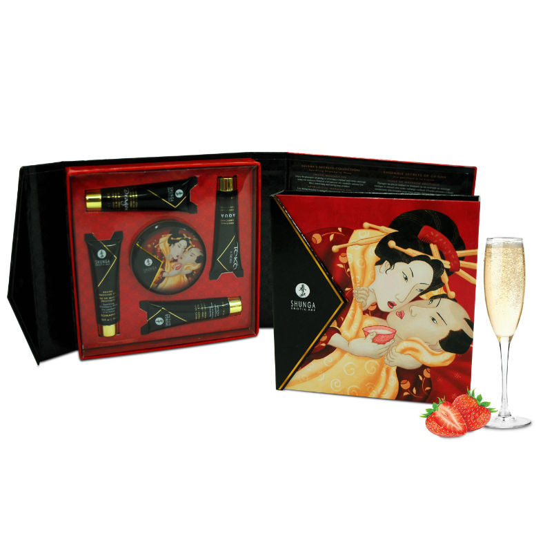 Kit secret geisha fraises et cava