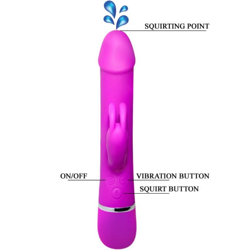 Henry vibrator with 12 vibration modes and squirt function